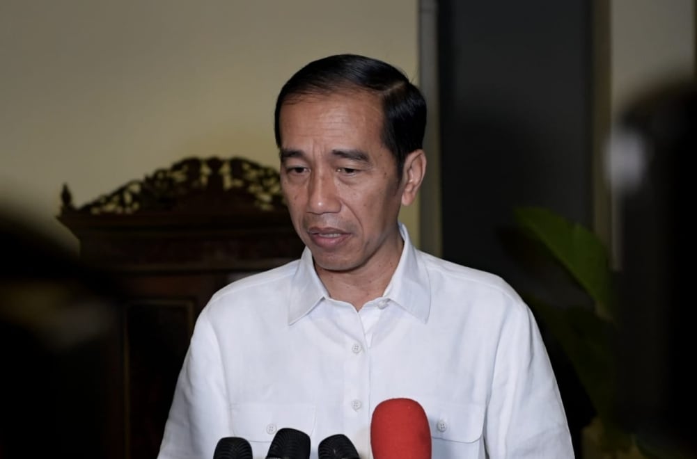 Presiden Jokowi Menyampaikan Duka-Cita