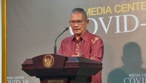 Konferensi Pers Terkait Perkembangan Kasus Virus Korona di Indonesia